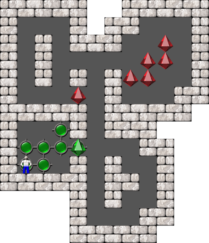 Sokoban Alberto Garcia Arranged level 70